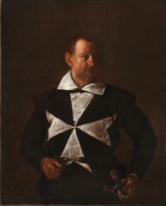 Portrait of Malta Knight by Caravaggio